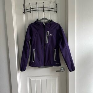 Trespasss Softshell Purple Jacket